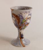 Cobridge stoneware goblet . Height 16.5cm