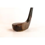 Late 19th century long nosed golf club.