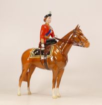 Beswick HM Queen Elizabeth II 1546, on chestnut Imperial horse trooping the colour