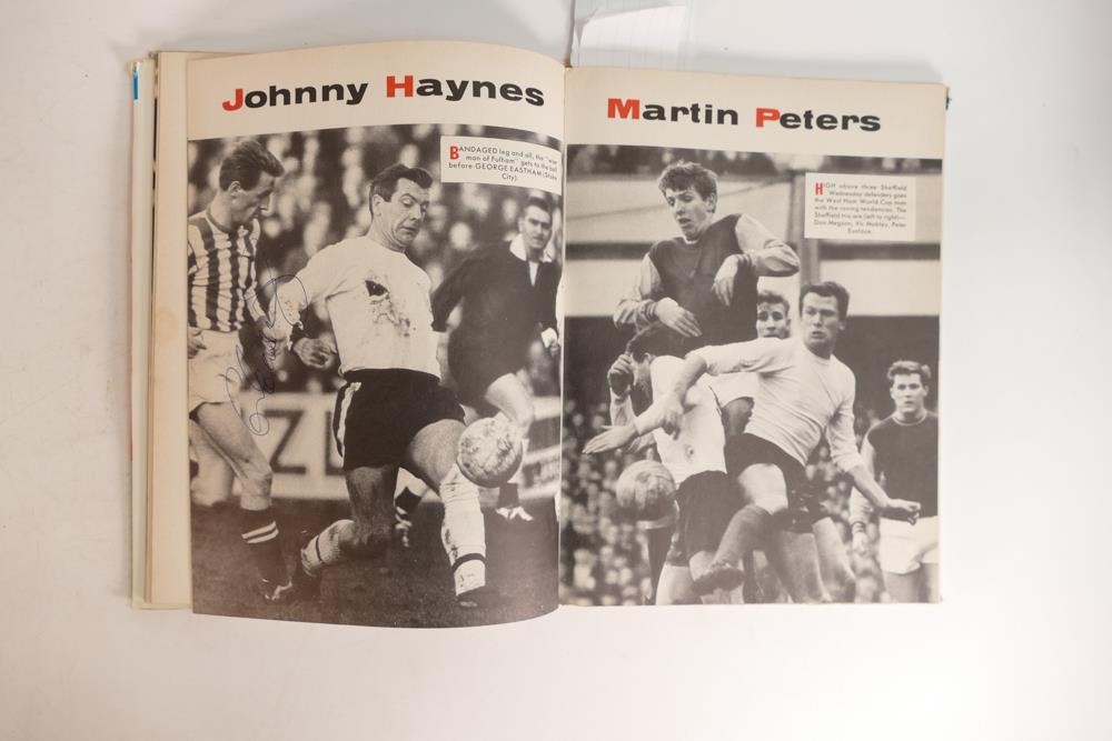 Two copies of signed 1960's The Tropical Times Football books including 67/68 with Gordon Banks, - Image 4 of 14