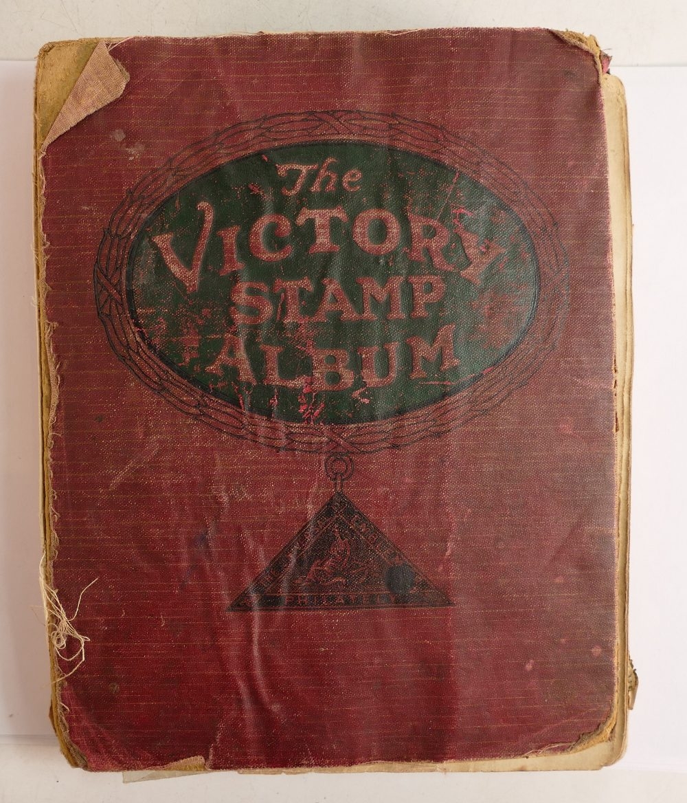 A Victory stamp album containing various stamps of the world. - Image 4 of 4