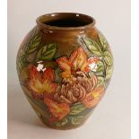 Moorcroft Flame of the Forest vase . Height 21cm , Boxed