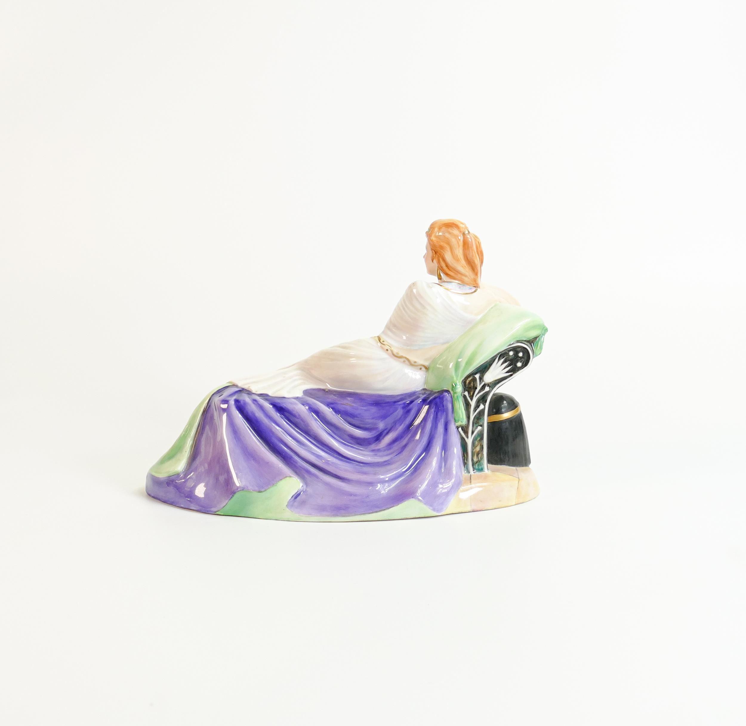 Kevin Francis lady figure Lillie Langtree, unmarked base. - Image 2 of 3