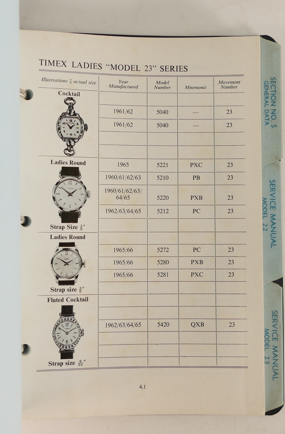 Four x Watch repair catalogues - Catalogue Official Swiss watch repair parts 1955, 1955 (1&2) & 1949 - Image 9 of 9