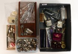 An exciting job lot from the estate of a former jeweller / watchmaker, includes some bits of 9ct
