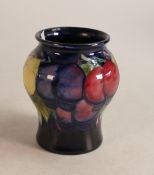 William Moorcroft small vase decorated in the Wisteria design, C1930s, h.9cm.
