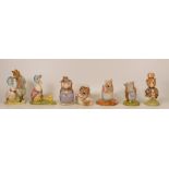 Beswick Beatrix potter figures to include And this Pig had none, Mrs Tiggy- winkle Washing, Timmy