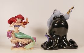Walt Disney Classics figures The Little Mermaid Seahorse Surprise and Ursula, with certificates,