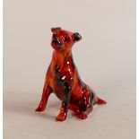 Anita Harris Multicoloured Terrier Dog, Gold Signed, height 12cm