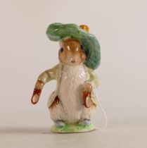 Beswick Beatrix Potter BP3 figure Benjamin Bunny, ears out, slipper out