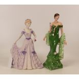 Coalport lady figures to include Age of Elegance First Waltz together with Limited Edition Jade,