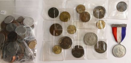 Quantity of pre decimal UK coins in plastic coin envelopes, some uncirculated with lustre, dating
