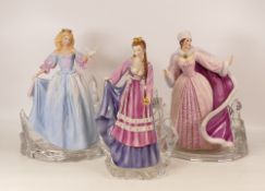 Franklin Mint figures to include Princess of the glass mountain , Ice Palace and The Snow Queen.