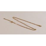 9ct gold 16 inch necklace, 5.1g.
