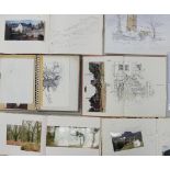 Doris Brown S.W.A (1933-2023) A Collection of Seven Sketchbooks, Reference Scrapbooks and