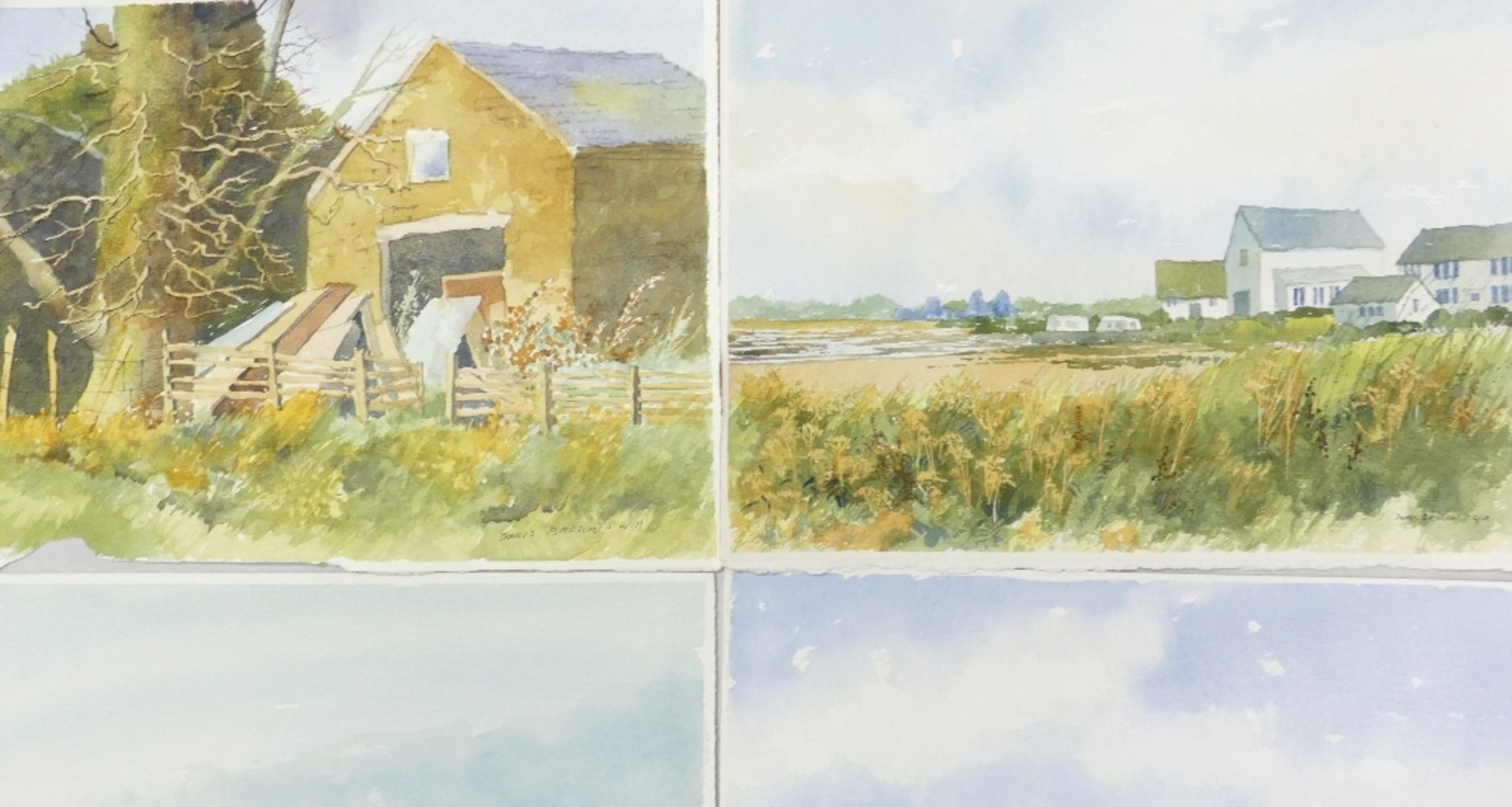 Doris Brown S.W.A (1933-2023) Six Watercolour Scenes to include Rural and Forest Themes including - Image 3 of 5