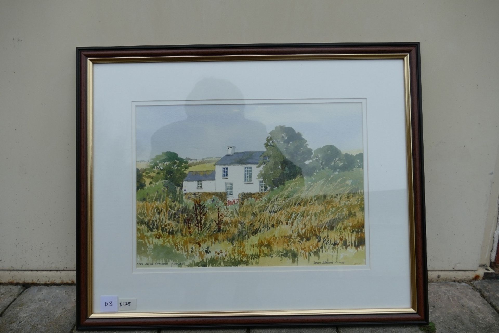 Doris Brown S.W.A (1933-2023) 'Cefn Bryn Common S. Wales' Countryside Cottage Scene. Watercolour - Image 3 of 8