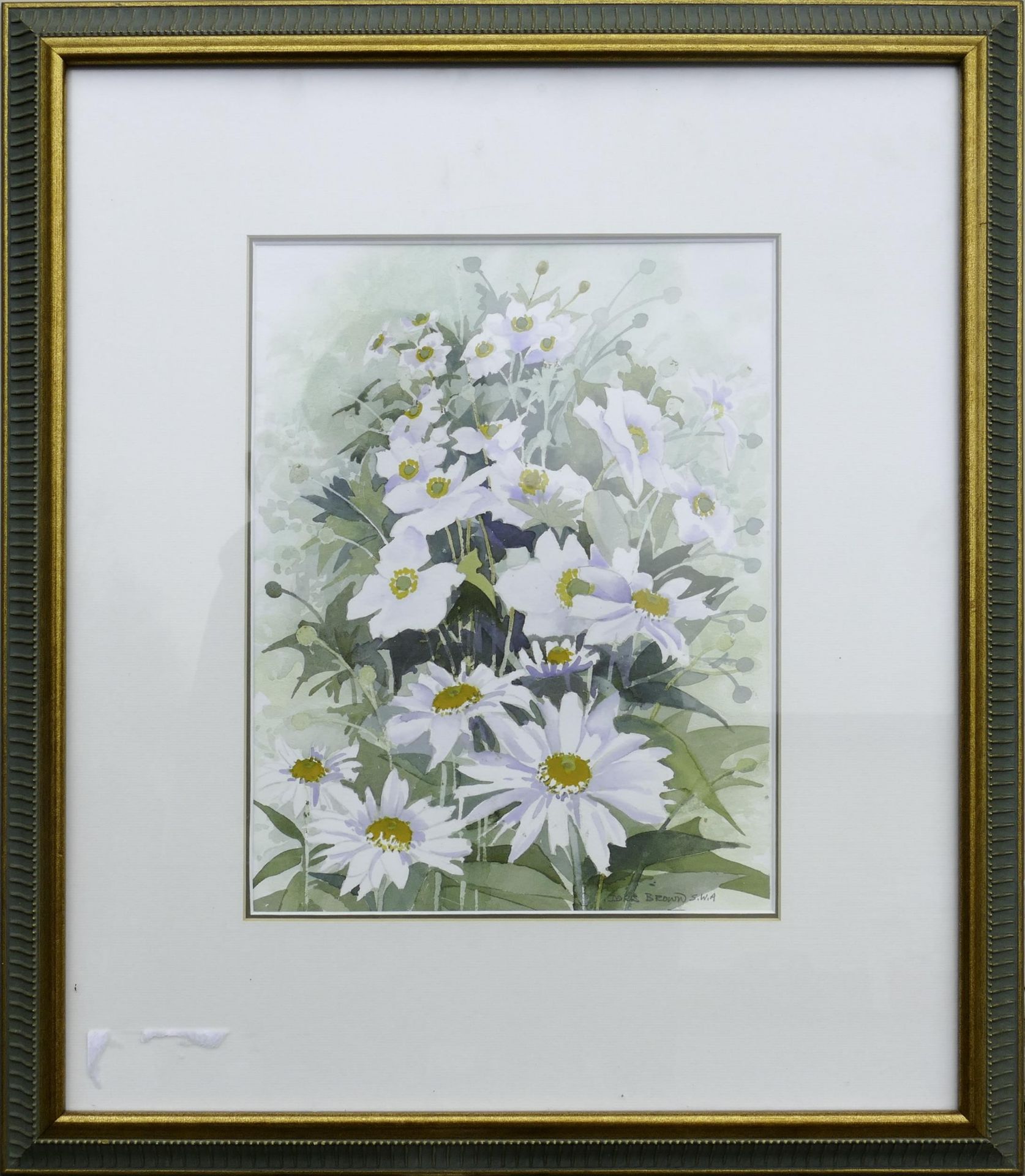 Doris Brown S.W.A (1933-2023) 'Just Flowers' Naturalistic Floral Still Life. Watercolour on Paper, - Image 3 of 8