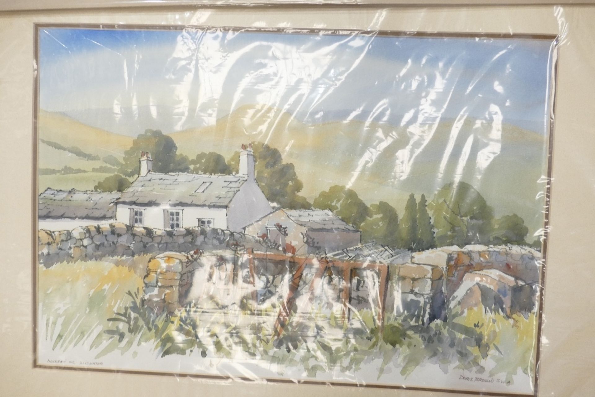 Doris Brown S.W.A (1933-2023) Three Watercolour Works including one Floral Still Life, one Rural - Image 3 of 4