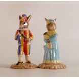 Royal Doulton Bunnykins figures to include Limited edition Punch & Judy Db234 & Db235, boxed with