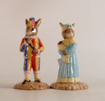 Royal Doulton Bunnykins figures to include Limited edition Punch & Judy Db234 & Db235, boxed with