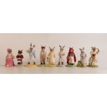 Royal Doulton Bunnykins from the Nursery Rhymes collection: Little Bo Peep DB220, Little red