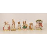A collection of Beswick Beatrix Potter BP3 to include Little pig Robinson Spying, Fierce Bad Rabbit,