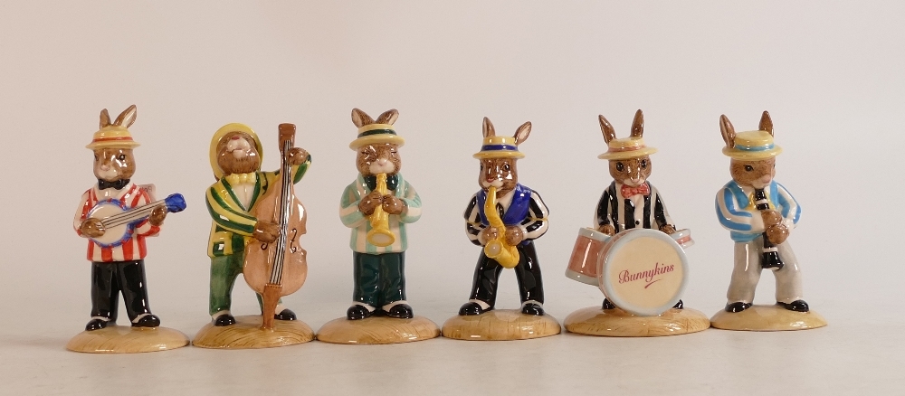 Royal Doulton Bunnykins Figures from the Jazz Band Collection : comprising Clarinet Player DB184,