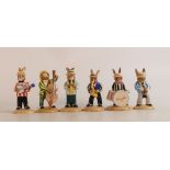 Royal Doulton Bunnykins Figures from the Jazz Band Collection : comprising Clarinet Player DB184,