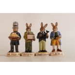 Royal Doulton Bunnykins figures from the Inventors Bunnykins: John Logie Baird DB439, James Brindley