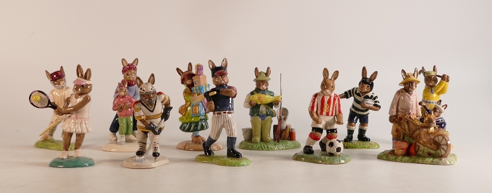 Royal Doulton Bunnykins The Pastime Collection figures Caught a Whopper DB424, Little Ballerina