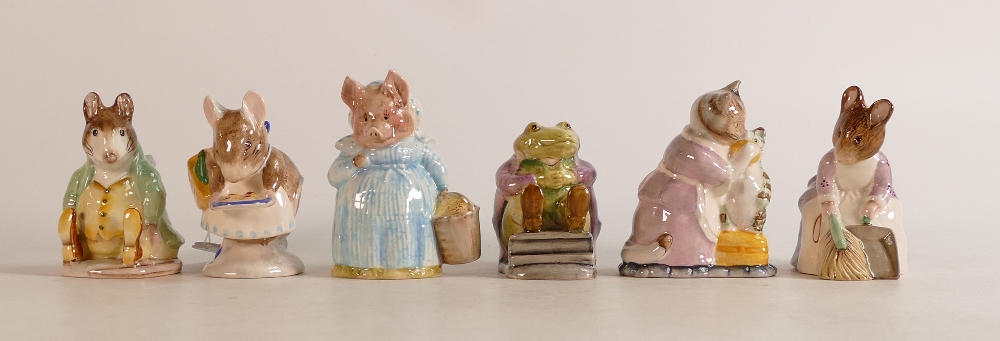 A collection of Beswick Beatrix Potter BP3 to include Hunca Munca Sweeping, Tabatha Twitcett, Mr