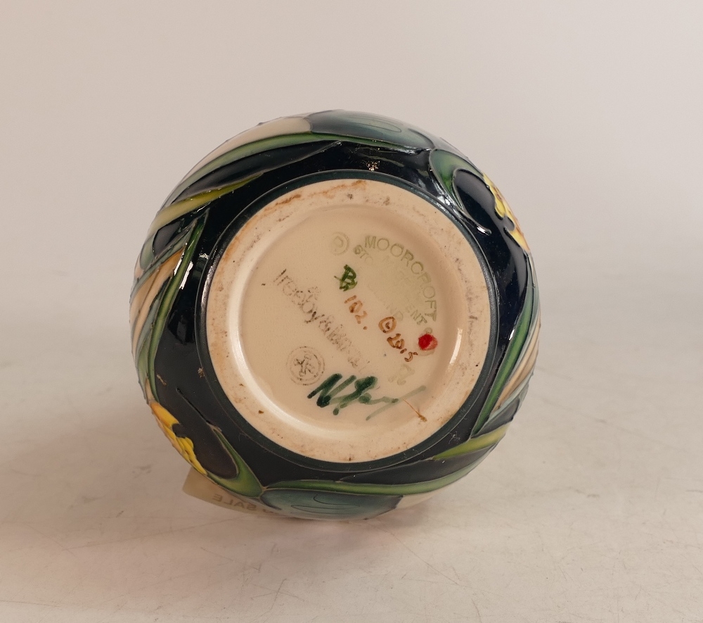 Moorcroft Ashness Bridge vase. Signed by Nicola Slaney , dated 2015. 13cm. Red dot seconds - Image 2 of 2