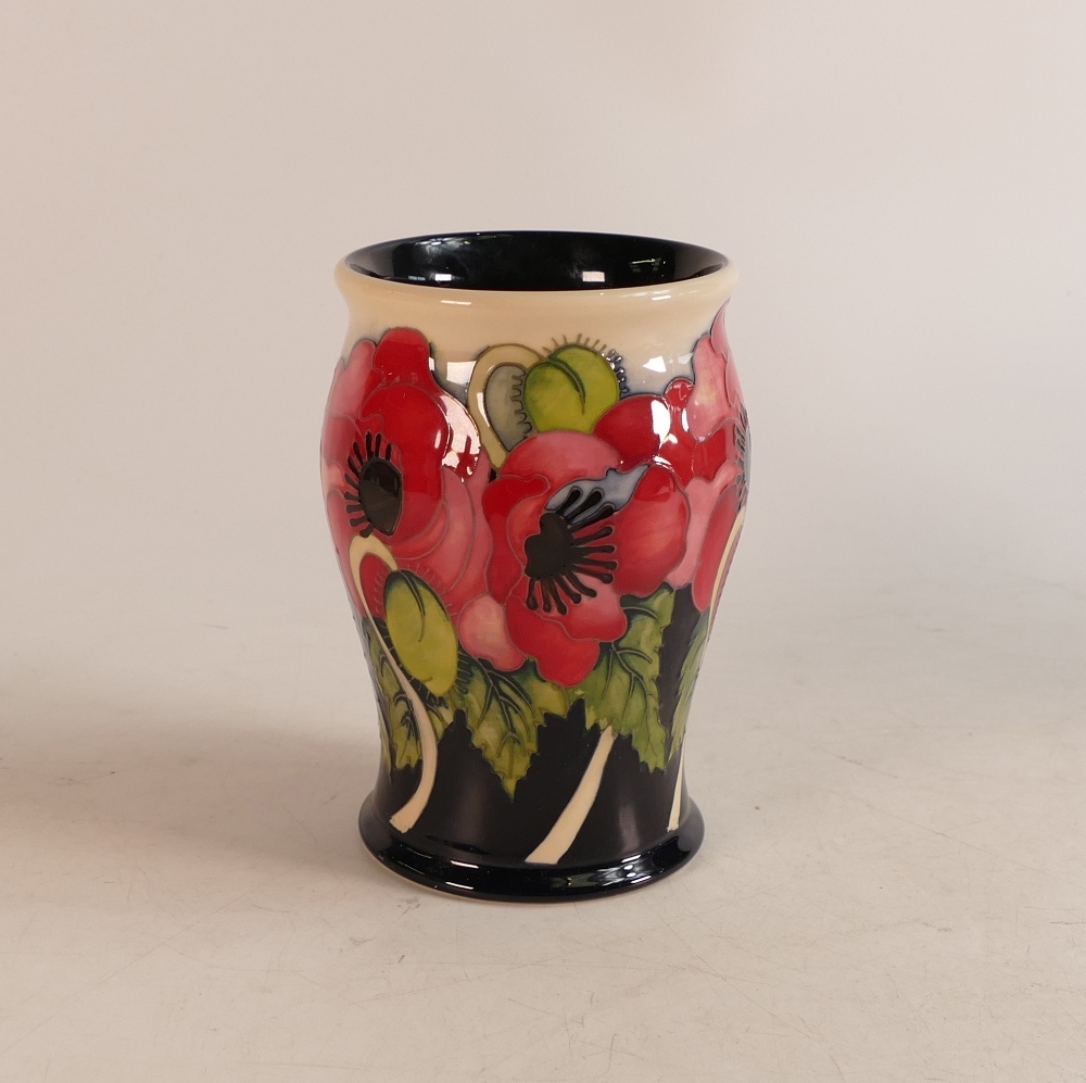 Moorcroft Yeats Poppy vase. Limited edition 20/50 by Kerry Goodwin. Height 23.5cm