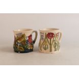 Two Moorcroft Mugs to include M.C.C club 1897 to 1997 and mug of the year 2000 (chip to base rim) (