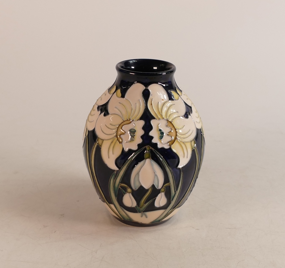 Moorcroft Daffodil trail vase, height 14cm