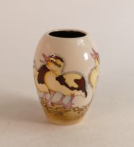Moorcroft Spring Ducklings vase. Number 164, signed by Kerry Goodwin, dated 2014. Height 13.5cm
