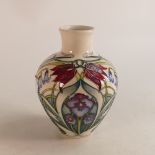 Moorcroft trial bluebell vase, red dot seconds, height 19cm