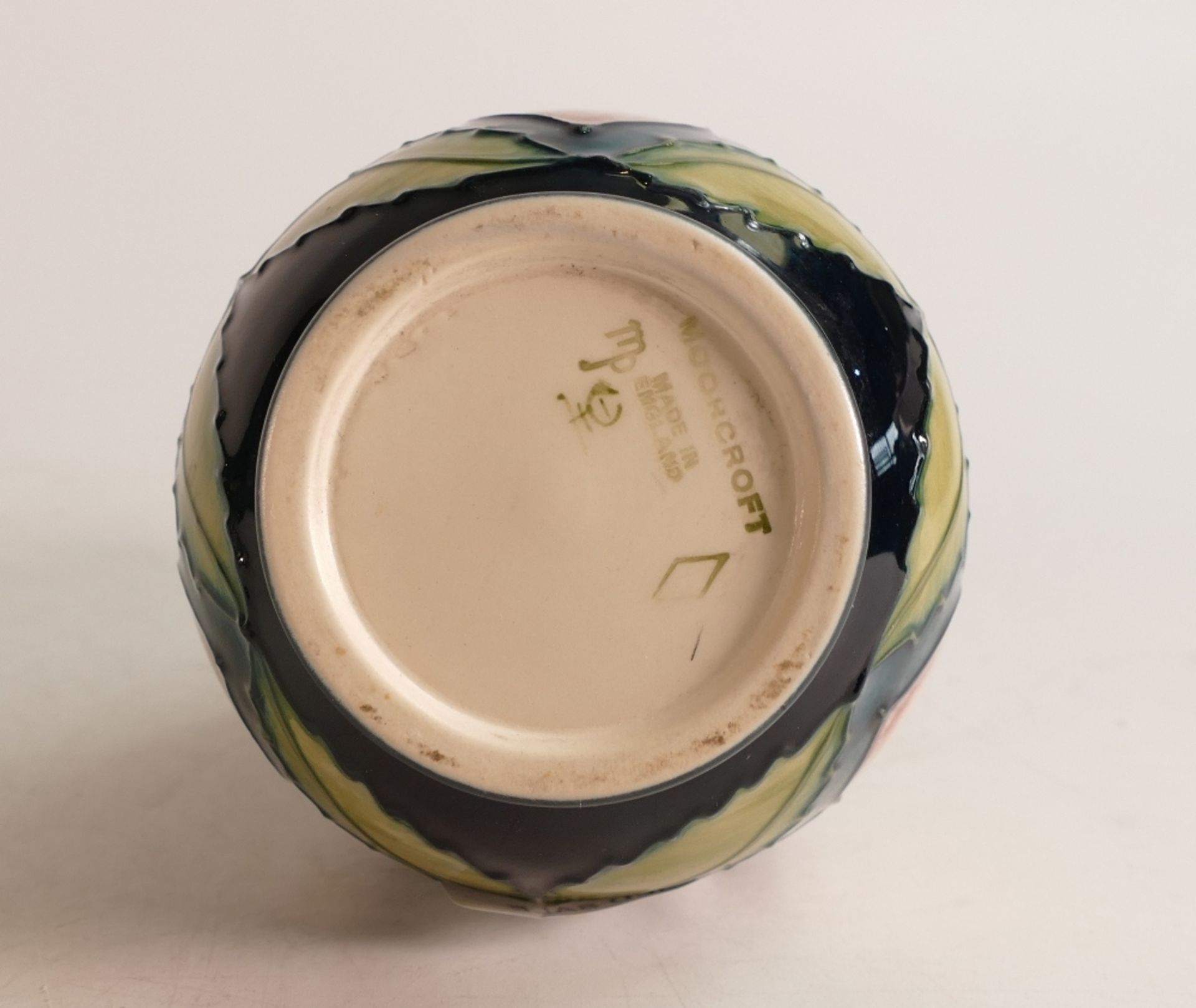 Moorcroft White Rose vase, height 14cm - Image 2 of 2