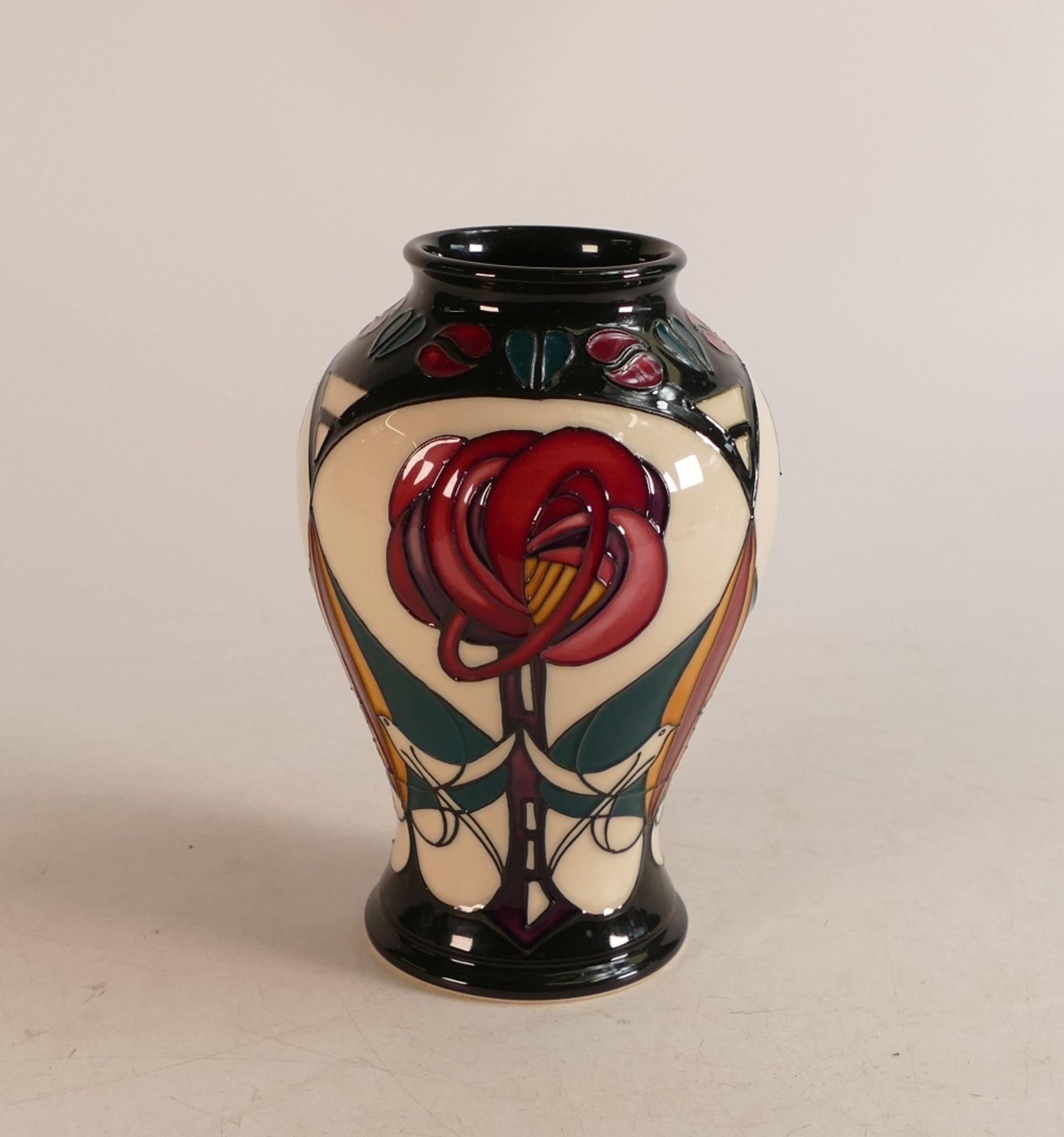 Moorcroft Melody patterned vase, dated 2006, height 16cm