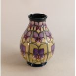 Moorcroft Violet trail vase. Dated 15/10/99, height 19cm (slight crazing)