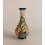 Moorcroft limited edition Gooseberry and wild flowers patterned bud vase, 7/150, dated 2003,