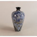A Moorcroft blue geranium vase, height 15.5cm