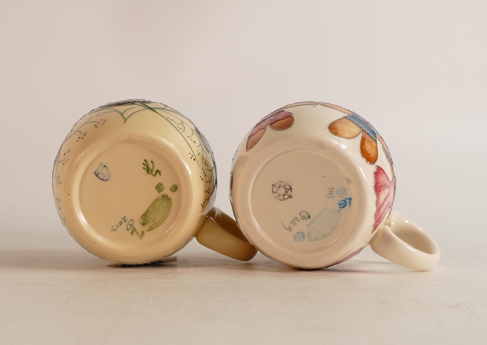 Two Moorcroft mugs to include Chocolate Cosmos and Run Run as Fast as You Can (2) - Image 2 of 2