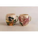 Two Moorcroft mugs to include Chrysanthemum and Sunrise (2)