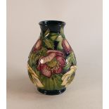 Moorcroft design trial vase decorated in the Lenton Rose pattern by Emma Bossons, dated 8/9/2005,