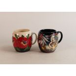 Two Moorcroft mugs to include Clematis and Apollo (2)