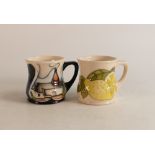 Two Moorcroft mugs to include Lemons and Moorcroft Factory (2)