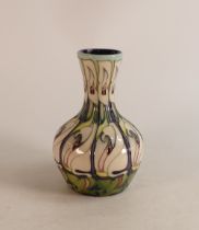 Moorcroft vase in the Lily Come Home pattern, designed by Emma Bossons, dated 2006, decorated with