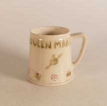 A William Moorcroft commemorative mug, coronation of King George V and Queen Mary